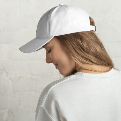 classic dad hat white left side 651f00d926ae4