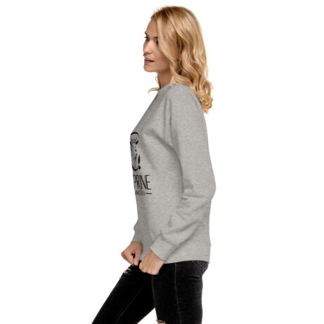 unisex premium sweatshirt carbon grey left 65af45b9490a5